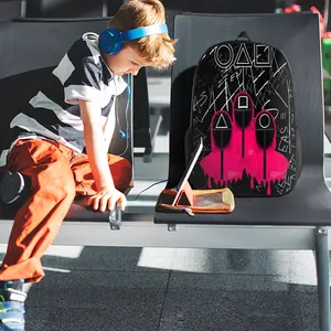 SQUID GAME 2025 BATTLE BACKPACK: 24H Stormproof Armor for Campus & Wilderness | TikTok's #1 Bulletproof Trend⚡ (Gift-Ready!) Durable