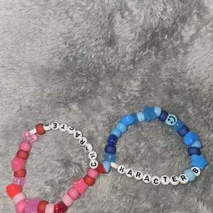 Fandom ship kandi bracelets singles 2pk