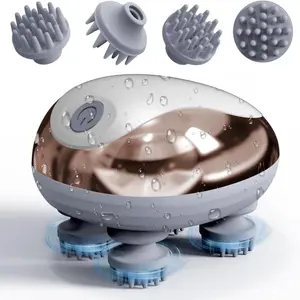 USB Rechargeable Head Massager, Portable Handheld Head Scalp Massager, Multifunctional Pet Hair Massage Tool, Automatic Head Relaxation Tool, Comfort