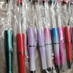 beaded pens diy you will receive 1 pen. black ink Plastic UK type