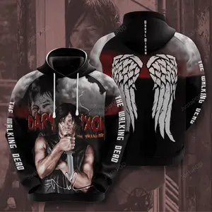 Pemagear Daryl Dixon And The Walking Dead Fans 3D All Over Print Hoodie
