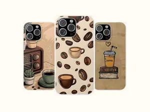 Coffee Phone Case, Coffee Lover Espresso Phone Cover for iPhone 17 16 15 14 13 12 11