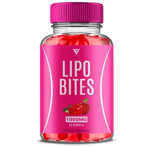 Lipo Bites Gummies - Advanced Vitamin Supplement with 1000MG Apple Cider Vinegar, Folic Acid & Beetroot, Non-GMO, Gluten-Free - Dietary, Healthcare