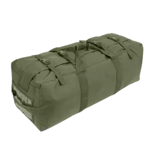 GI Transport Duffel Bag— Used, Heavy-Duty Nylon, Self-Mending Zipper, Adjustable Straps, Secure Buckles, US Military Issued, 32"x12"x12"