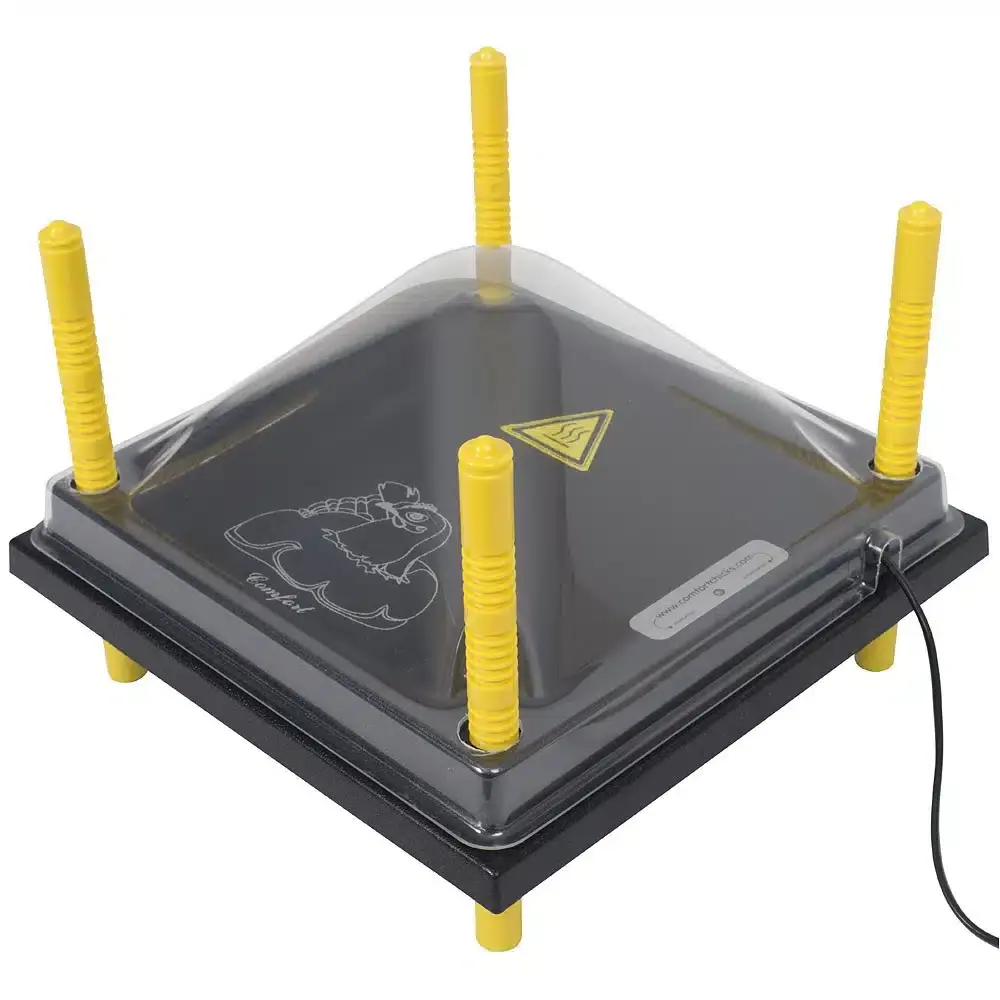 Electric Chick Brooder Heating Plate | 20-25 Chicks | 12 x 12 Heated Brooder