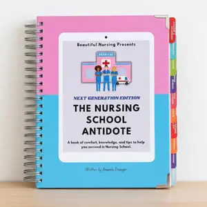 The Nursing School Antidote Next Generation Edition – Hard Copy Spiral Notebook for Med Surg, Pharmacology & Fundamentals