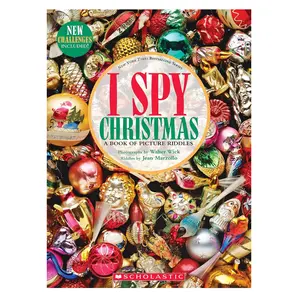 I Spy Christmas – A Festive Picture Riddle Search-and-Find Book for Kids (Hardcover)
