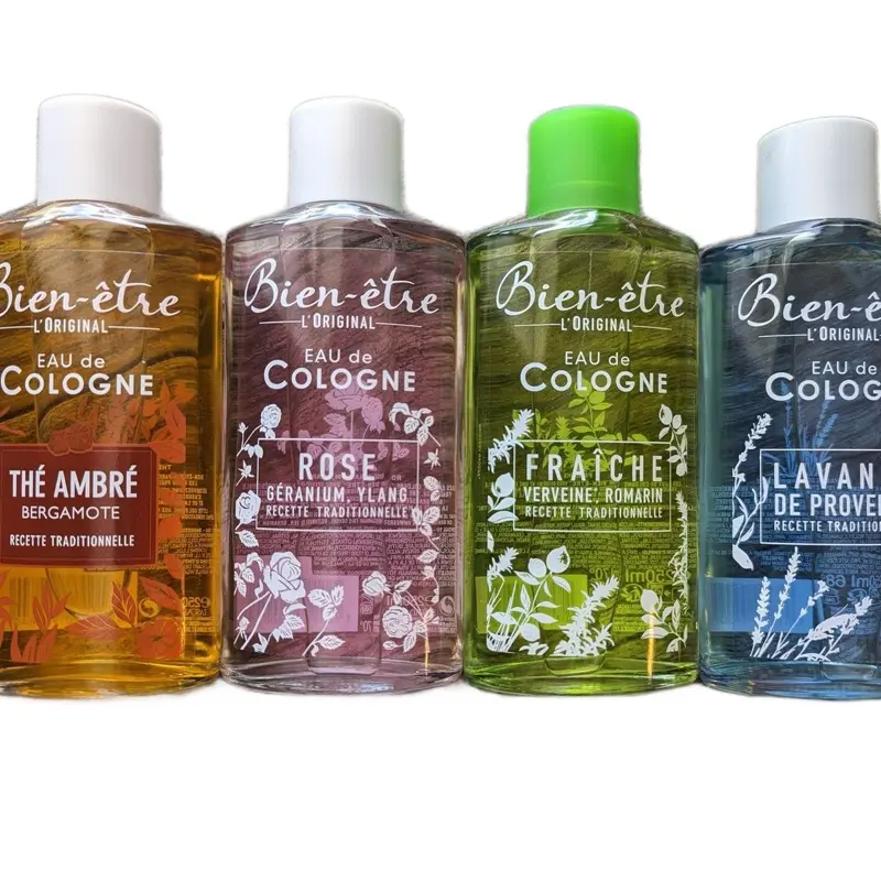 Bien-être Bien-être Eau de Cologne - Original Fragrances Collection: Thé Ambré, Rose, Fraîche, Lavande - Traditional Recipes