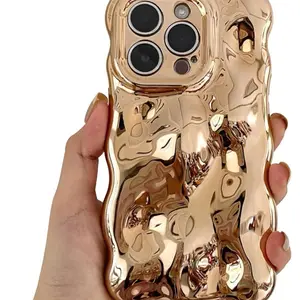 Gold Bubble iPhone 15 Pro Max Case