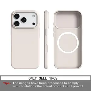 1 piece BASE MORE COVER ultra-thin, Protective, magnetic liquid silicone iPhone case for Apple mobile phones. Soft touch feel, soft edge wrapping, matte soft shell case. Skin-friendly texture. Naked phone case. Suitable for Apple iPhone Series