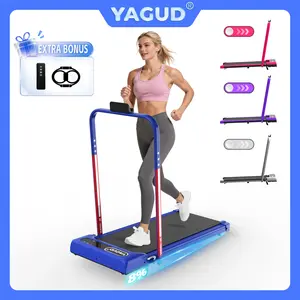 YAGUD Portable Under Desk Treadmill with Wheels, Remote Control & LED Display – Treadmill for Home/Office Fitness and Small Spaces