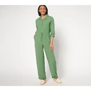 MUK LUKS Dream Weave Long-Sleeve Jumpsuit