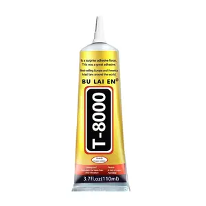 1PC Upgrade T-8000 3.88oz Transparent Elastic Adhesive for Mobile Phone Screen Repair Plastic Rubber Shoes Jewelry Rhinestone Craft Glass Frame and Home Daily Fixing