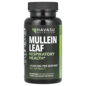 Havasu Nutrition Mullein Leaf, 500 mg, 60 Capsules