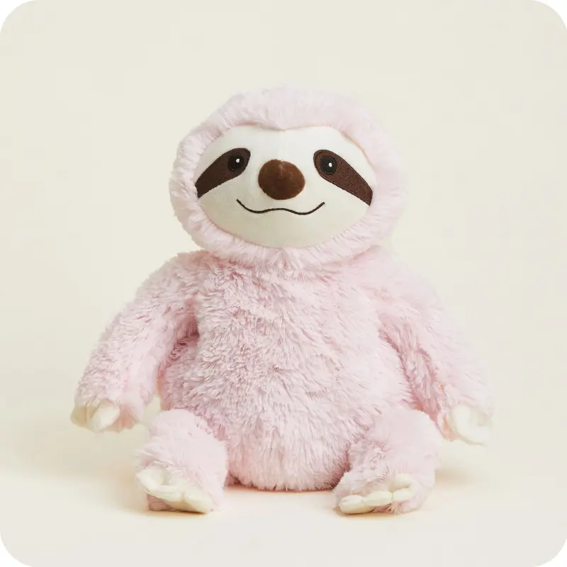 Pink Sloth Warmies - Heatable, Chillable, and Weighted Plush