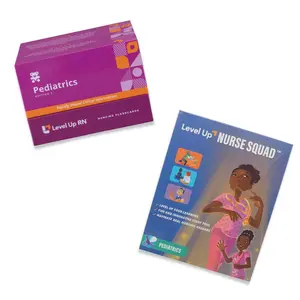 Level Up RN's The Ultimate Pediatrics Bundle: Nursing School Study Resource Flashcards & Card Game | NCLEX and ATI Review Tool