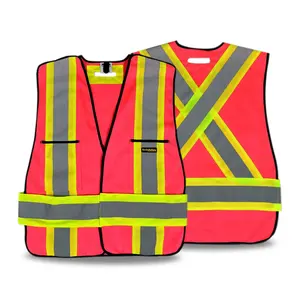 KwikSafety Hi Vis Reflective Breakaway Pink Safety Vest - Model No.: KS3326