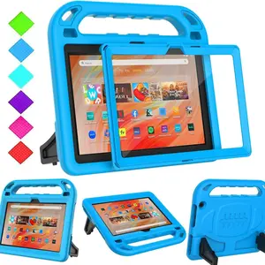 Fire HD 10 Tablet Case (13th/11th Generation, 2023/2021 Release), Lightweight Handheld Built in Screen Protector with Handle Stand