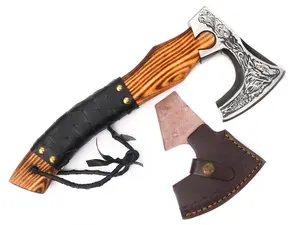 15 inch Carbon Steel Axe with Sheath