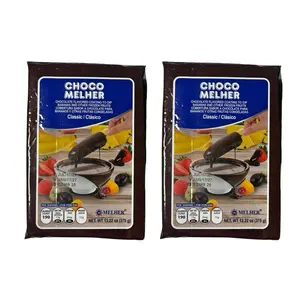 2 PACK Choco Melher Classic Chocolate Coating Bonbon Dessert Snack 13.22 oz