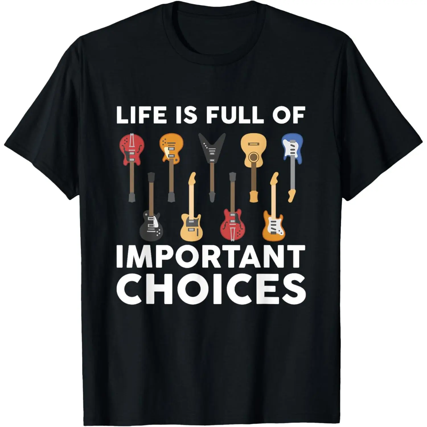 Funny Guitarist Guitar Player Music Lover Gift For Men Women Short Sleeve T-Shirt  Graphic tees