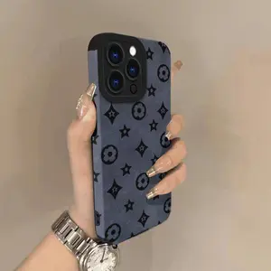 Retro pattern sheepskin phone case, the perfect gift for him or her, compatible with iPhone 17/16/15/14/13/12/11/X/XS/XSMAX, shockproof and drop-resistant