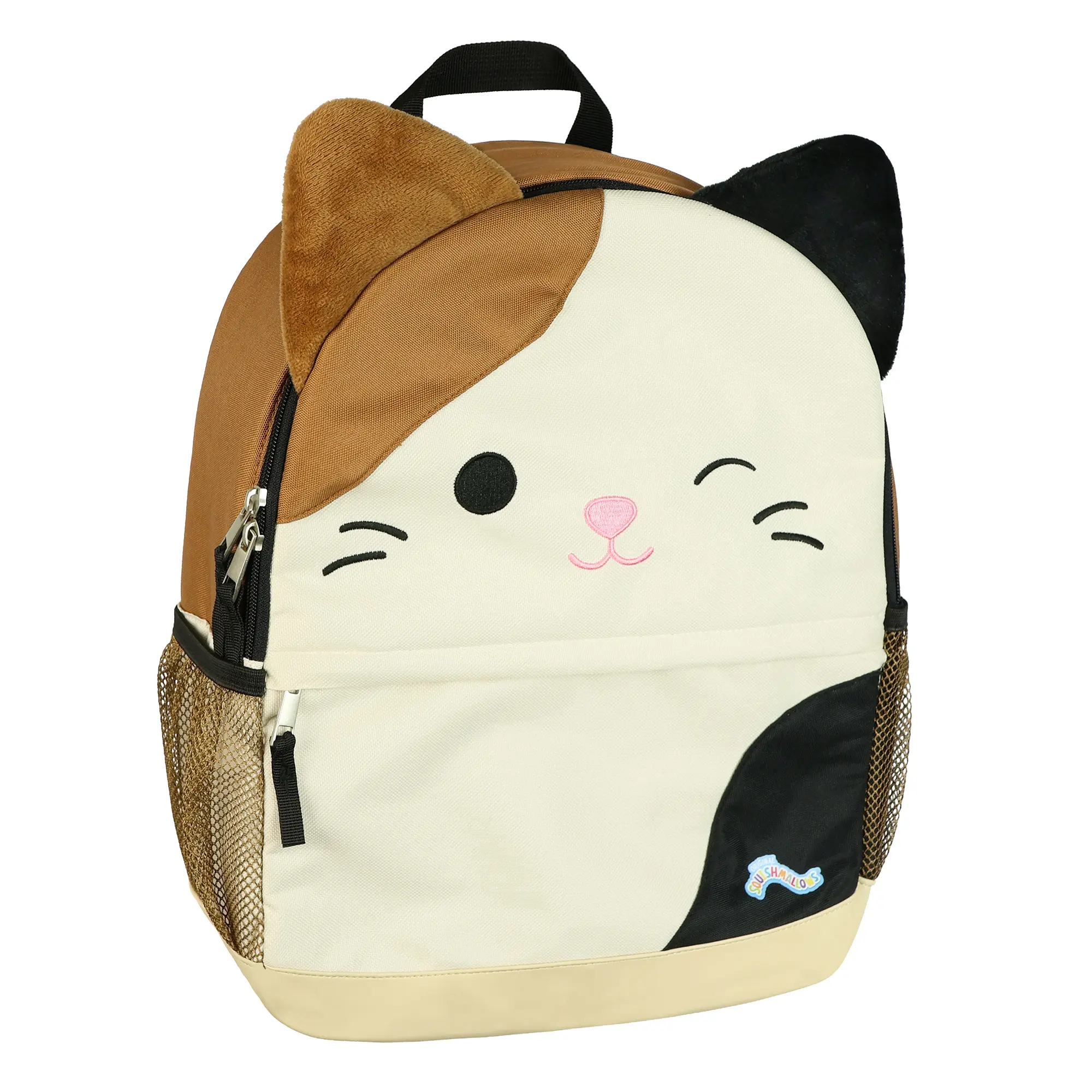 Squishmallows Backpack 16" Cam the Cat 3D Character Bag Adjustable Straps Squishmallows Backpack 16" Cam the Cat 3D Character Bag Adjustable Straps