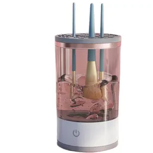Electric makeup brush cleaner
