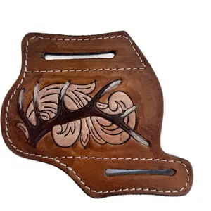 Knife Sheath-Leather-Hand Painted