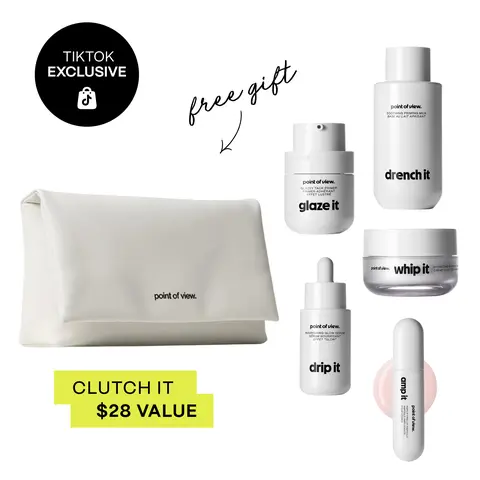 Dew It Bundle by Point of View: Ultimate Routine for Skin Repair, Hydration, and Glow Deep Treatment Set