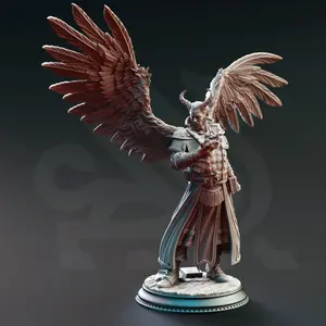 Tiefling Divine Soul Sorcerer - Ishtar the Redeemer | 3D Printed Miniature | DM Stash
