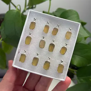 Libyan Desert Glass Pendants