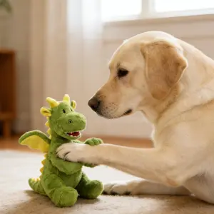 Dog plush toy, medium and large dog breeds,A toy with a soft sound-producing mechanism for playing with--mrwj