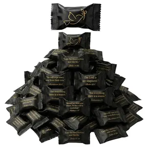 Funeral Favors for Guests – Sympathy Mints Individually Wrapped with Scripture Verses & Dove Design | Memorial Service Candy & Celebration of Life Keepsakes