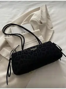 New Fashion Crossbody Bag Leopard Print Handbag for Party Outing Vacation Shopping Daily Use Coin Phone Storage Elegant Ladies Bag for Professional Women College Students Office Workers