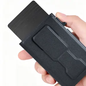 Magnetic Phone Card Holder with Stand Function, Credit Card Storage Box, Automatic Pop-Out Design, Essential for iPhone 17 16 15 14 13 Series