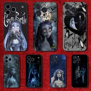 Corpse Bride Victor Shockproof Soft Silicone Black Phone Case - Customized Protection Accessory for iPhone 17,16,15,14,13,12,11 (Plus,Pro Max) & XS,XS Max z1 Handheld Device Cover