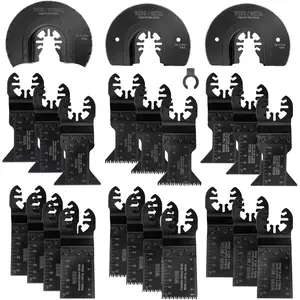 Metal/Wood Oscillating Saw Blades Set for Quick Release Multitool, Blades for Dewalt, Craftsman, Ridgid, Milwaukee, Rockwell, Ryobi and More