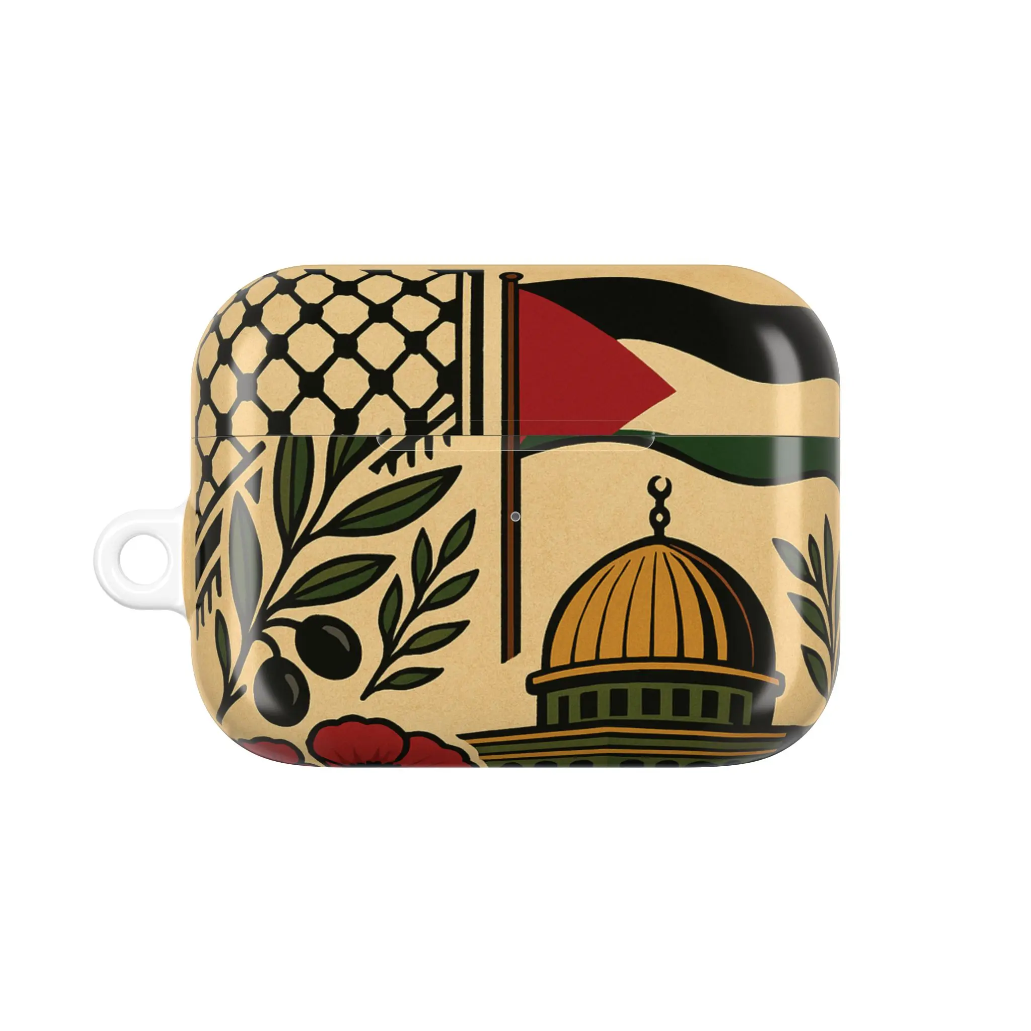 AirPod Cases, Palestinian Culture Design, Middle Eastern Earbud Holder, Ethnic Wireless Earphone Cover, Traditional Arabic AirPods Sleeve,
