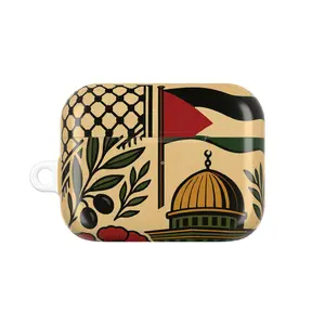 AirPod Cases, Palestinian Culture Design, Middle Eastern Earbud Holder, Ethnic Wireless Earphone Cover, Traditional Arabic AirPods Sleeve,