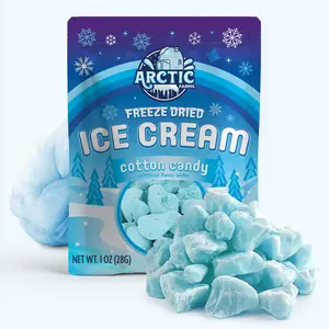 Freeze Dried Ice Cream That Does Not Melt (Bits) Cotton Candy Blue