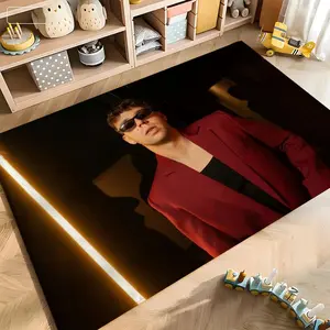 Hot Singer Q-Quevedo Buenas Floor Mat Soft Flannel Doormat Non-Slip Absorbent Floor Rug for Kitchen Bathroom Doorway Entrance Living Room Home Decor Modern Stylish Mat Multiple Sizes Available