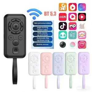 Wireless Bluetooth-compatible Phone Selfie Remote Controller for Tiktok, Lazy Music Video Control, Compatible with All Smartphones, Mobile Phone Accessories