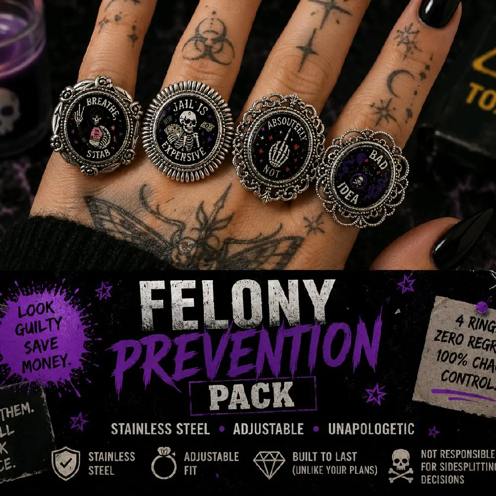 Felony Prevention Pack 4 Rings