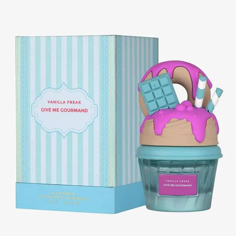 Give Me Gourmand Collection Unisex 75ml Spray Perfume - Vanilla Caramel, Woody Warmth Notes, Cozy Unisex Gift Option