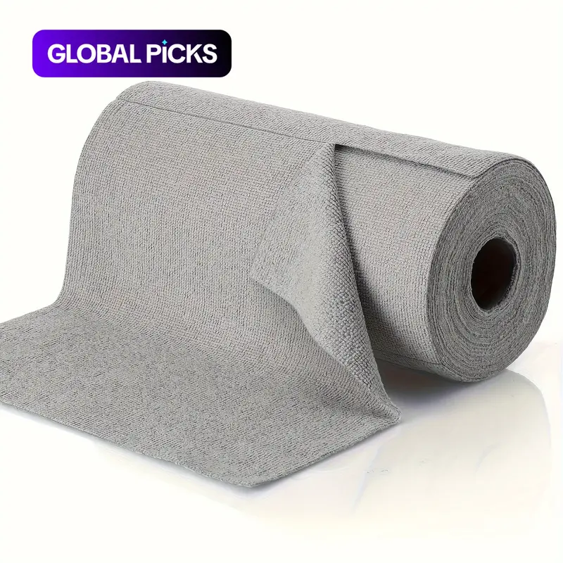 Reusable Super Absorbent Microfiber Cleaning Cloth Roll, Car Wash Microfiber Towel, Multipurpose Cleaning Cloth & Towels, Absorbent Washcloths for Car, Kitchen, Glass & Home Detailing Cleaning #GLOBAL PICKS
