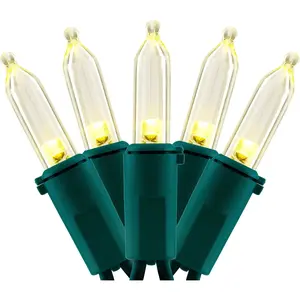 200 Count Warm White LED Christmas Lights, 66  Green Wire UL Certified Commercial Grade Holiday String Light Set (Warm White)