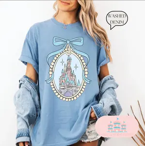 Castle Shirt, Princess castle Sketch, magical shirt, Vintage castle shirt, Family Vacation, castle 1