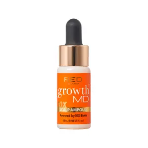 RED BY KISS Growth MD Scalp Ampoule, Hair Growth Strengthening 10X Biotin & Rosemary Oil Infused, 100% Natural Ingredients, USDA Certified Organic Oils Haircare