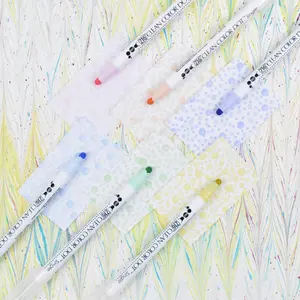 Zig Clean Color DOT Single-Ended Marker, Set of 6 Mild Colors